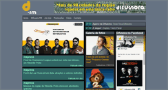 Desktop Screenshot of difusorafm.com.br